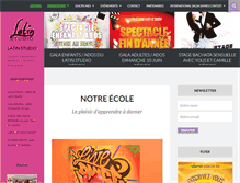 Tablet Screenshot of latinstudio.fr